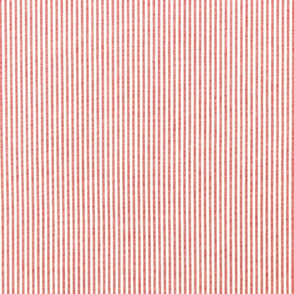 BOMULLSTYG SKJORTKLASSIKER RÖD RANDIG FG 10002