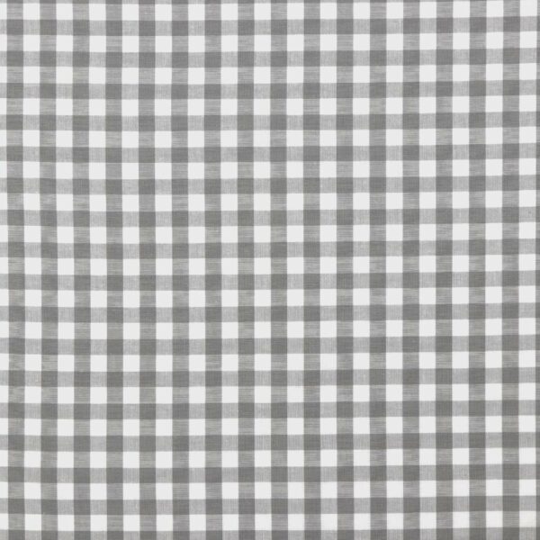 BOMULLSTYG SKJORTKLASSIKER  GRÅ/VIT RUTIG 10MM FG 87016