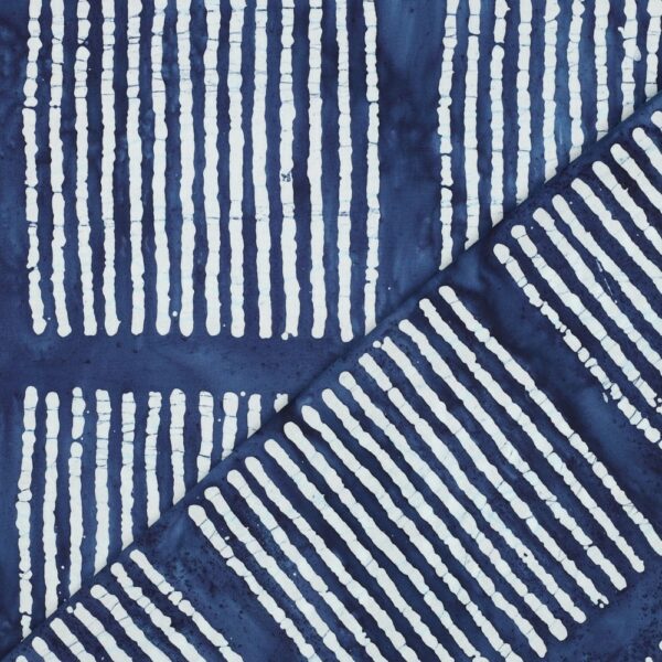 Batik Indigo Blue blå/vit fg 1