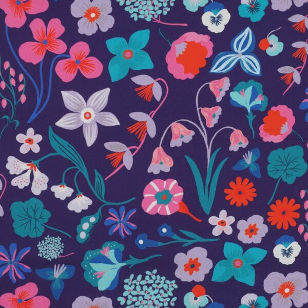 POPLIN MEADOW FLOWER LILA FG 2