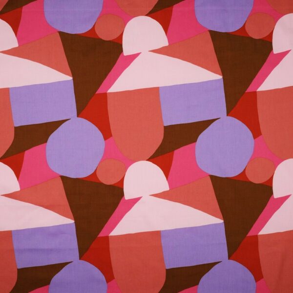 BOMULLSTYG MULTI SHAPES ROSA/LILA/PERSIKA FG 5