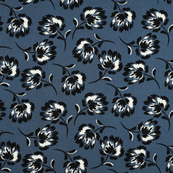 VISKOSTWILL BLOMTUSS JEANSBLÅ FG 3