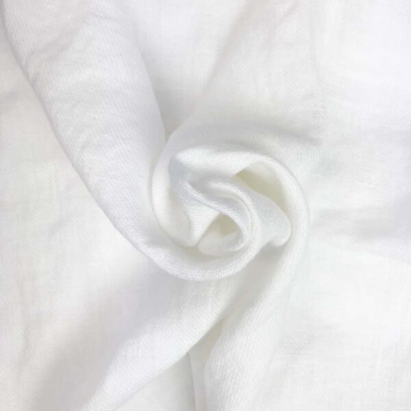 LIN MARGARETA WRINKLED CRUSHED DIAGONAL OFFWHITE FG 1458/0