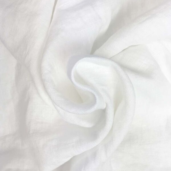 LIN MARGARETA WRINKLED CRUSHED OFFWHITE FG 1542/0