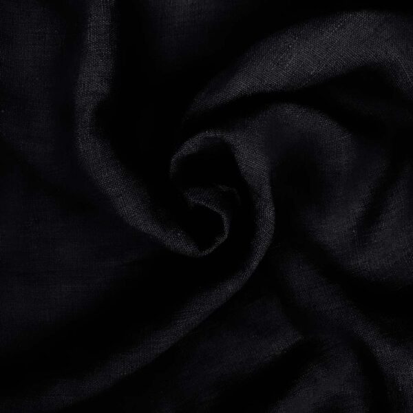 LIN MARGARETA WRINKLED CRUSHED SVART FG 147