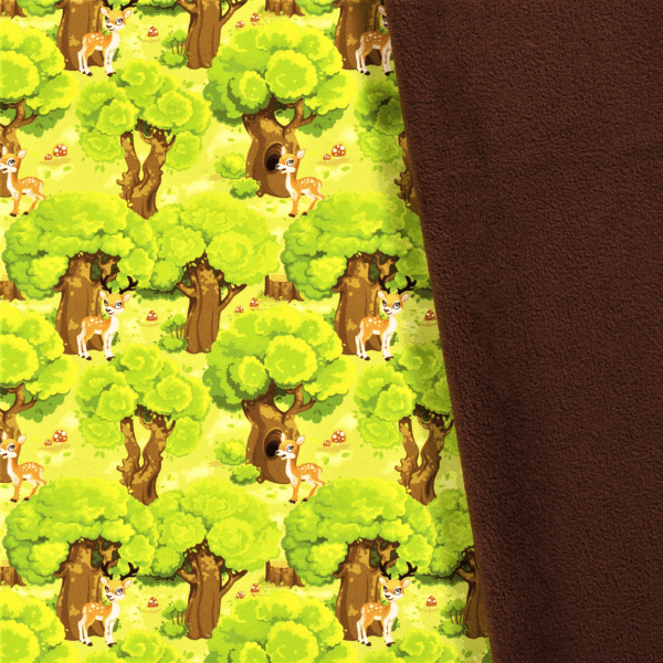 SOFTSHELL STORA ÖGON I SKOGEN GRÖN/BRUN FG 23