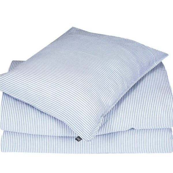 Påslakan Bäckebölja gråblå/vit fg 69