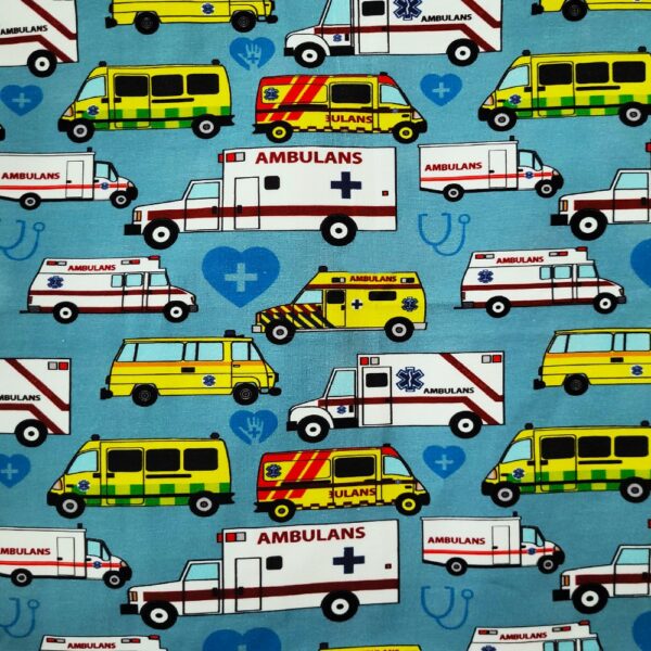 TRIKÅ AMBULANSEN BLÅ/VIT/RÖD