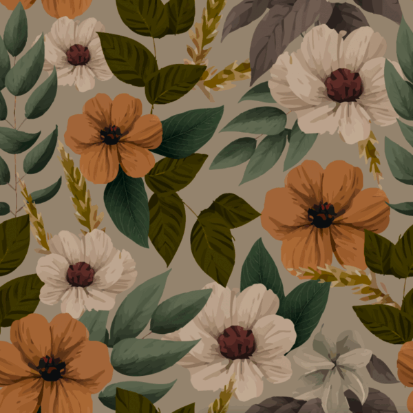 TRIKÅ EKO IKA BLOMMA BEIGE