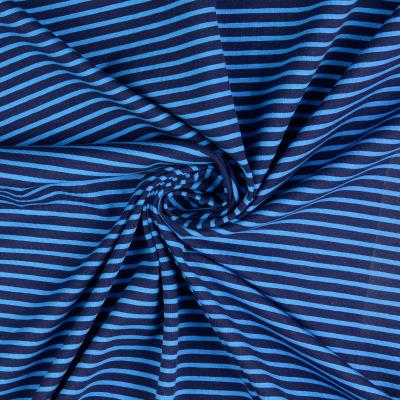 TRIKÅ RANDIG 5MM MARIN/TURKOSBLÅ FG 0828