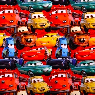 TRIKÅ CARS RÖD/MULTI FG 0801