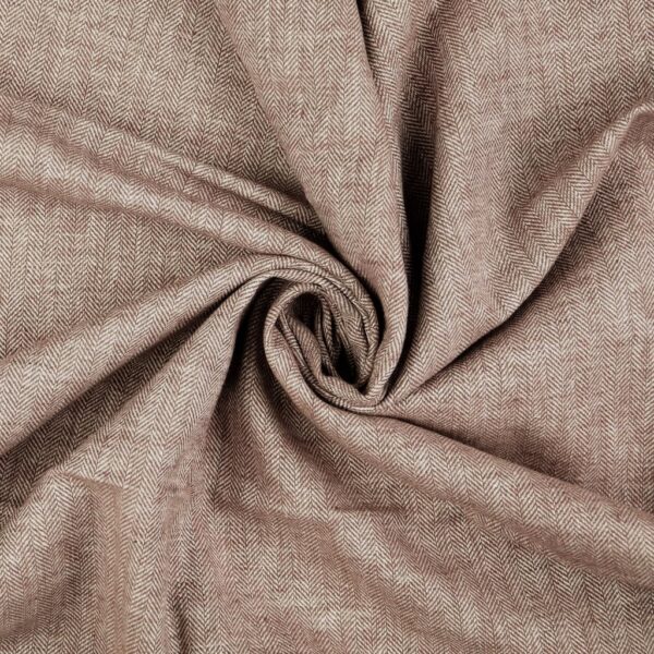 HALVLINNE FISKBENSRAND 5MM MULLVADSBRUN/OFF WHITE FG 5007