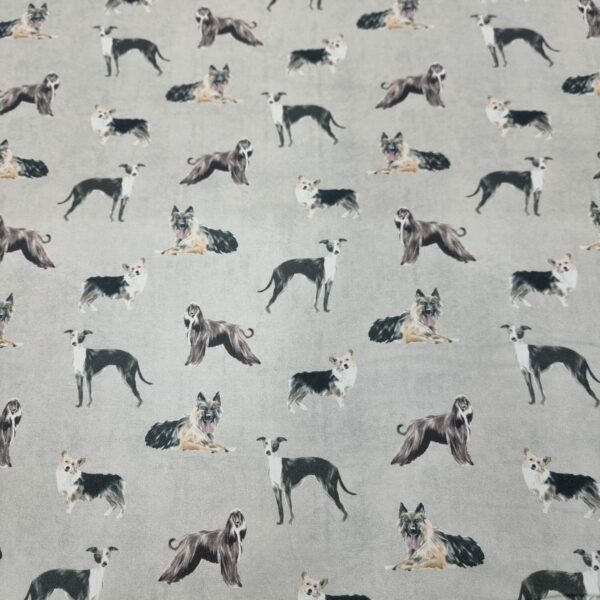 Inredningstyg Hundmönster fg 2