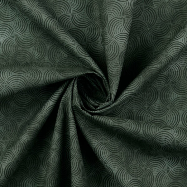 Bomullstyg Quilt-geometri gråsvart fg 5001