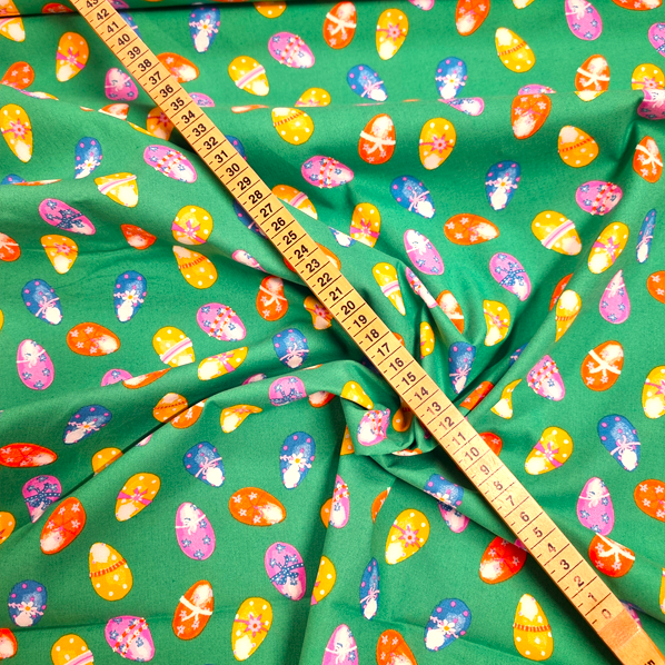Bomullskretong Påskägg grön fg 10