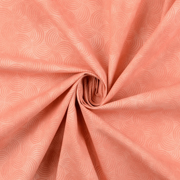 Bomullstyg Quilt-geometri ljus gammalrosa fg 5016