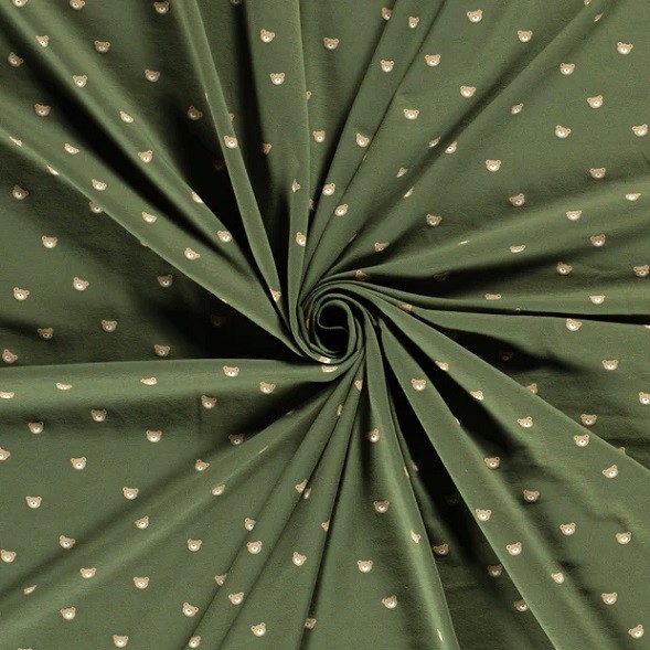 TRIKÅ BABY BEAR GRÖN/BRUN FG 28