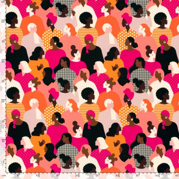 Jogging Force féminine orange/rosa fg 36