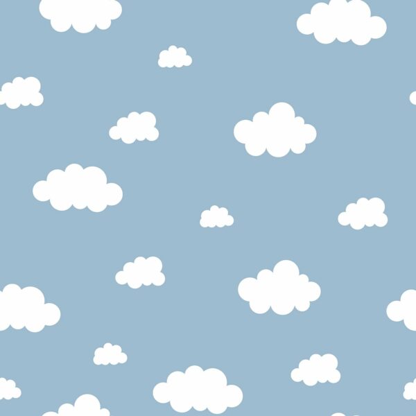 FLANELL Sväva som på moln Ljusblå fg 3