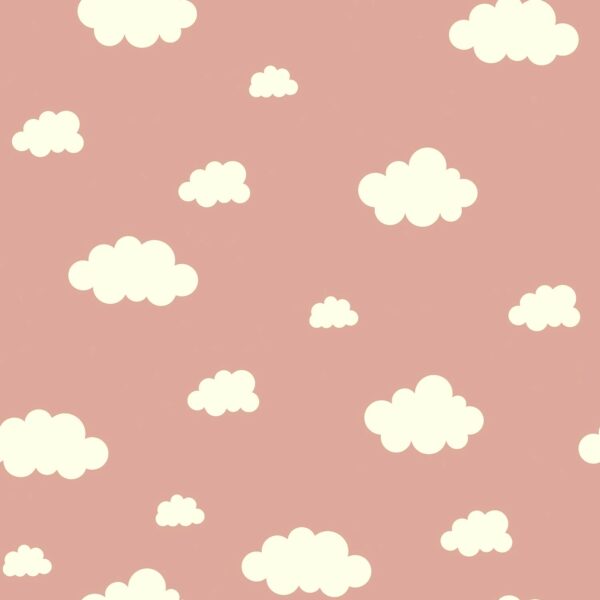 FLANELL Sväva som på moln Gammalrosa fg 14