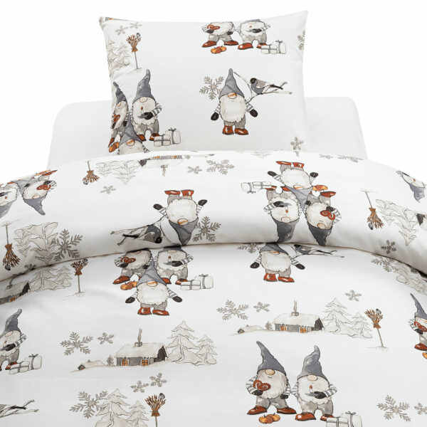 BÄDDSET FROSTY CHRISTMAS GRÅ