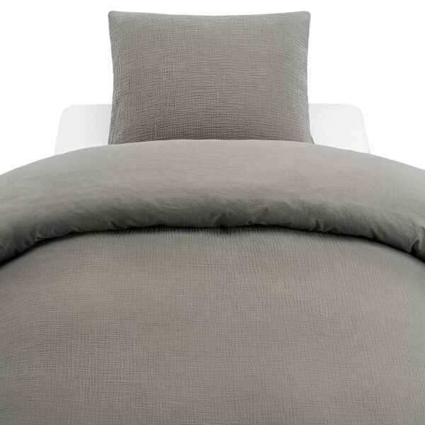 BÄDDSET ROLLING (MUSLIN) MULLVADSGRÅ FG 123