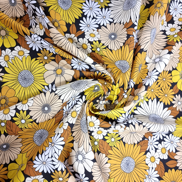 BOMULLSTYG KRYPTONIT GUL/BRUN FG 3