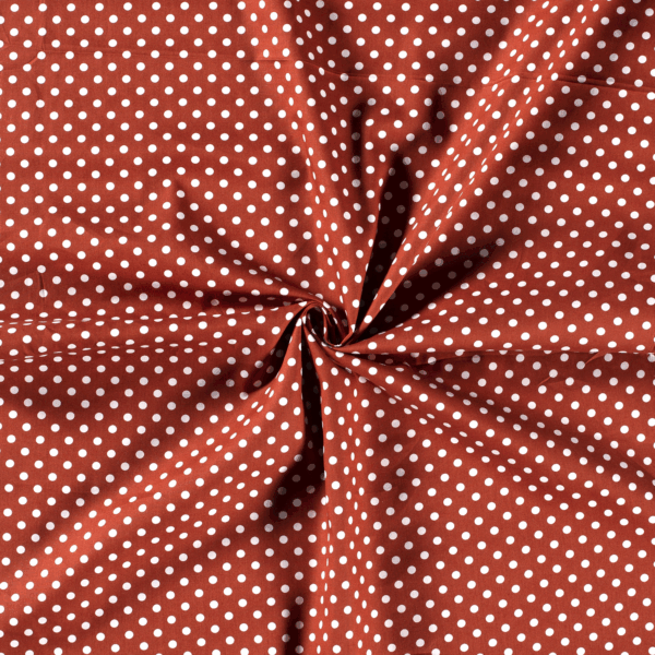 BOMULLSTYG PRICKIGT FÖR TUSAN! 7MM TEGELBRUN FG 056