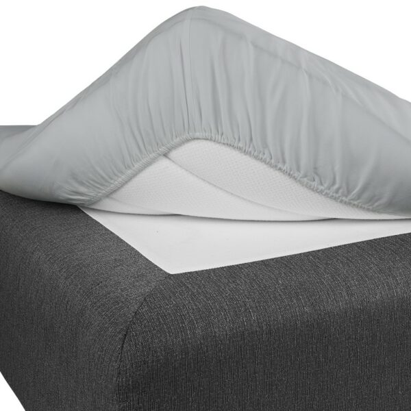 DRA PÅ LAKAN LJUSGRÅ 90X200 CM