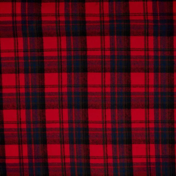 Flanell Rödrutan tomatröd/brun/svart/marin fg 150