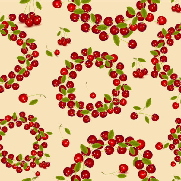 TRIKÅ EKO BÄRKRANS BEIGE/RÖD