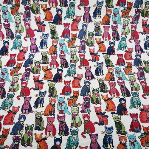 GOBELÄNG FRUSNA KATTER