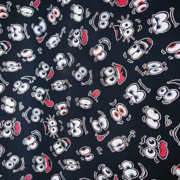 GOBELÄNG ÖGON I MÖRKRET