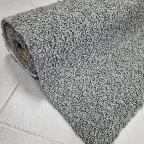 Möbeltyg Fårpäls mellangrå