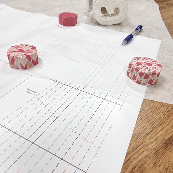 Mönsterpapper nonwoven 25 m