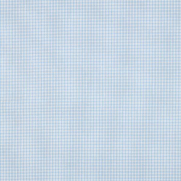 Bomullstyg Skjortklassiker ljusblå rutig fg 85007