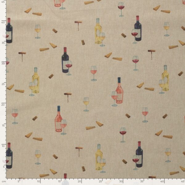 Gardintyg Ett glas vin, tack! beige fg 14