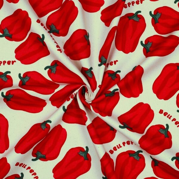 Canvas Paprika röd/fröskal fg 5