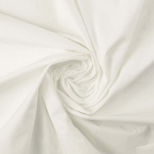 Bomullspoplin Stonewashed offwhite fg 5004