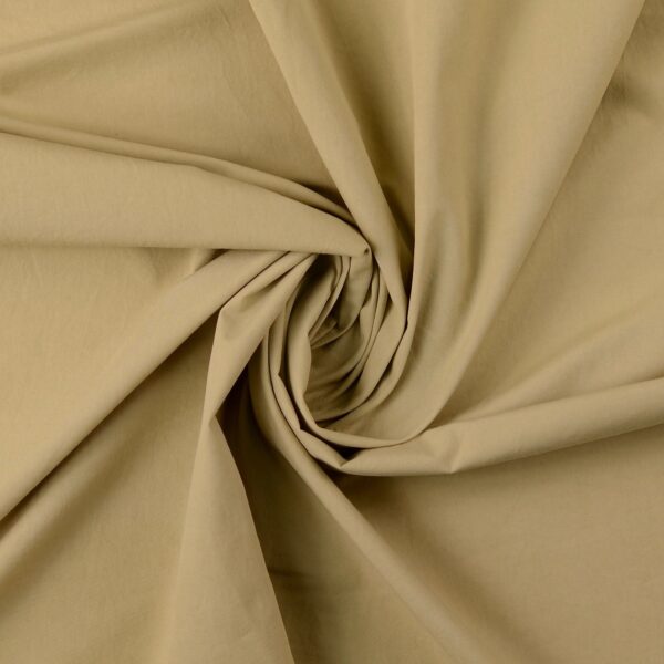 Bomullspoplin Stonewashed beige fg 5006