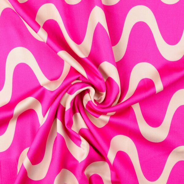 Viskossatin Cannes cerise fg 7