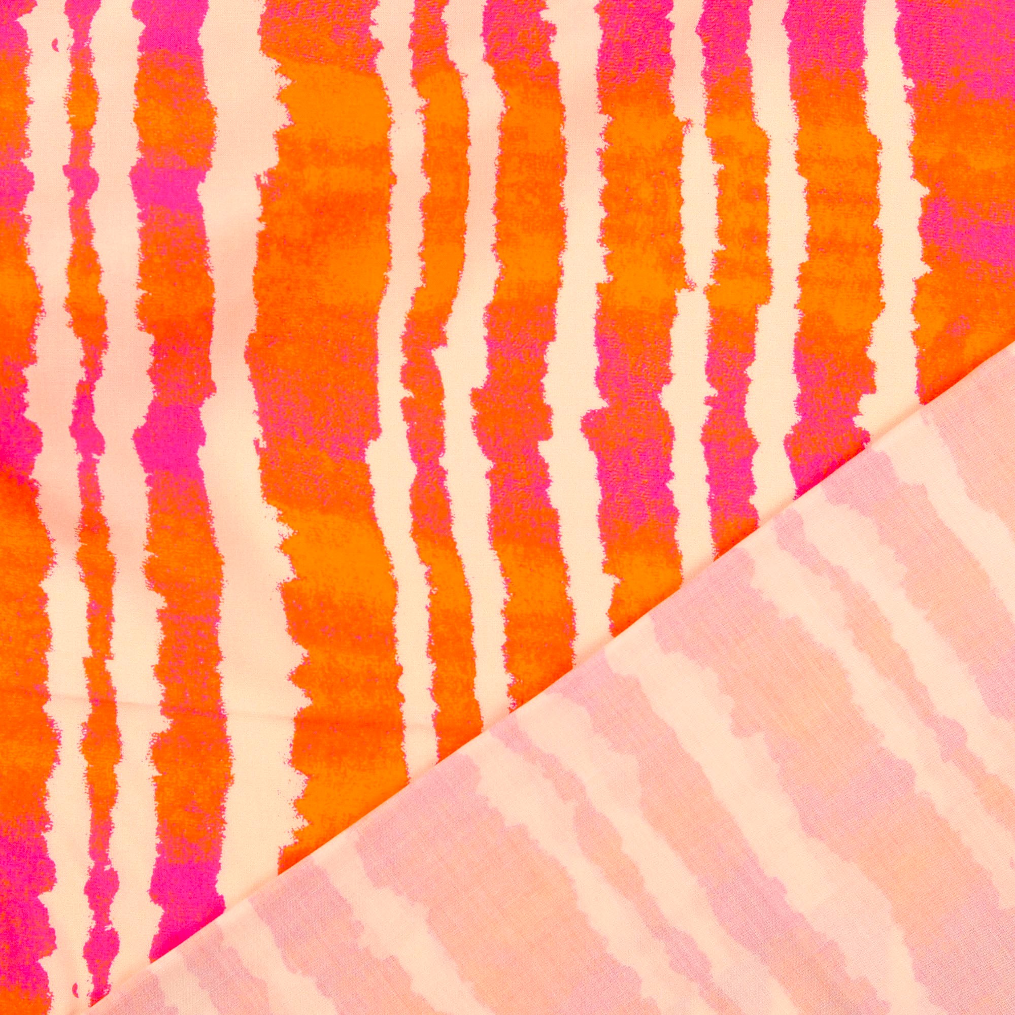 Viskospoplin Malaga Ceriseorange fg 2 - Bild 3