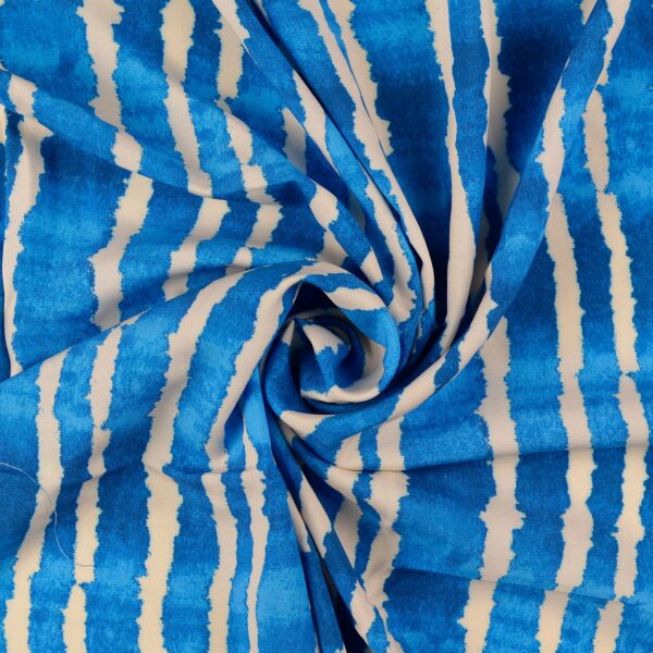 Viskospoplin Malaga Aquablå fg 4