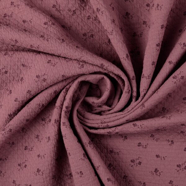 Bomullstyg Cottage Liten rosa/lila fg 7016