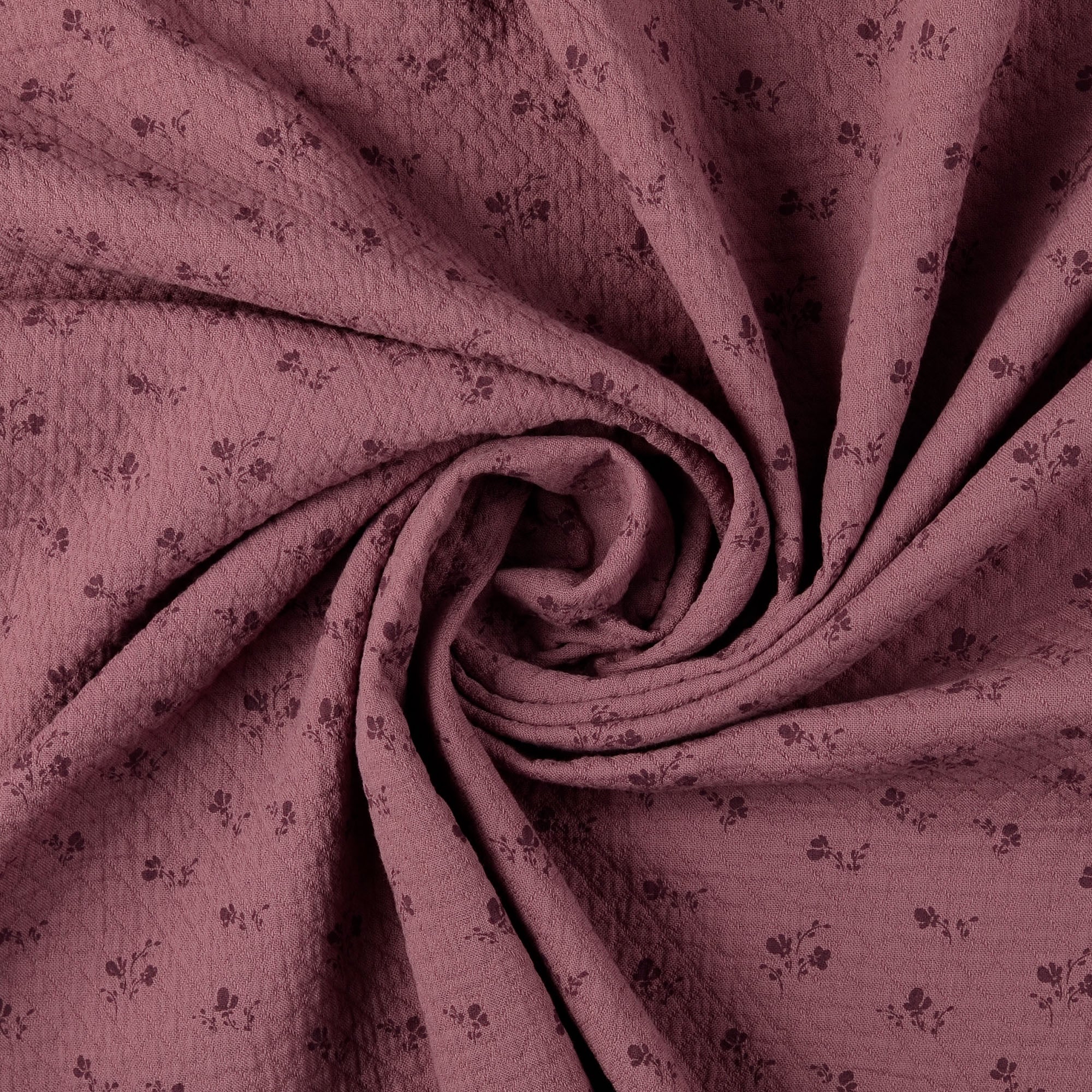 Bomullstyg Cottage Liten rosa/lila fg 7016