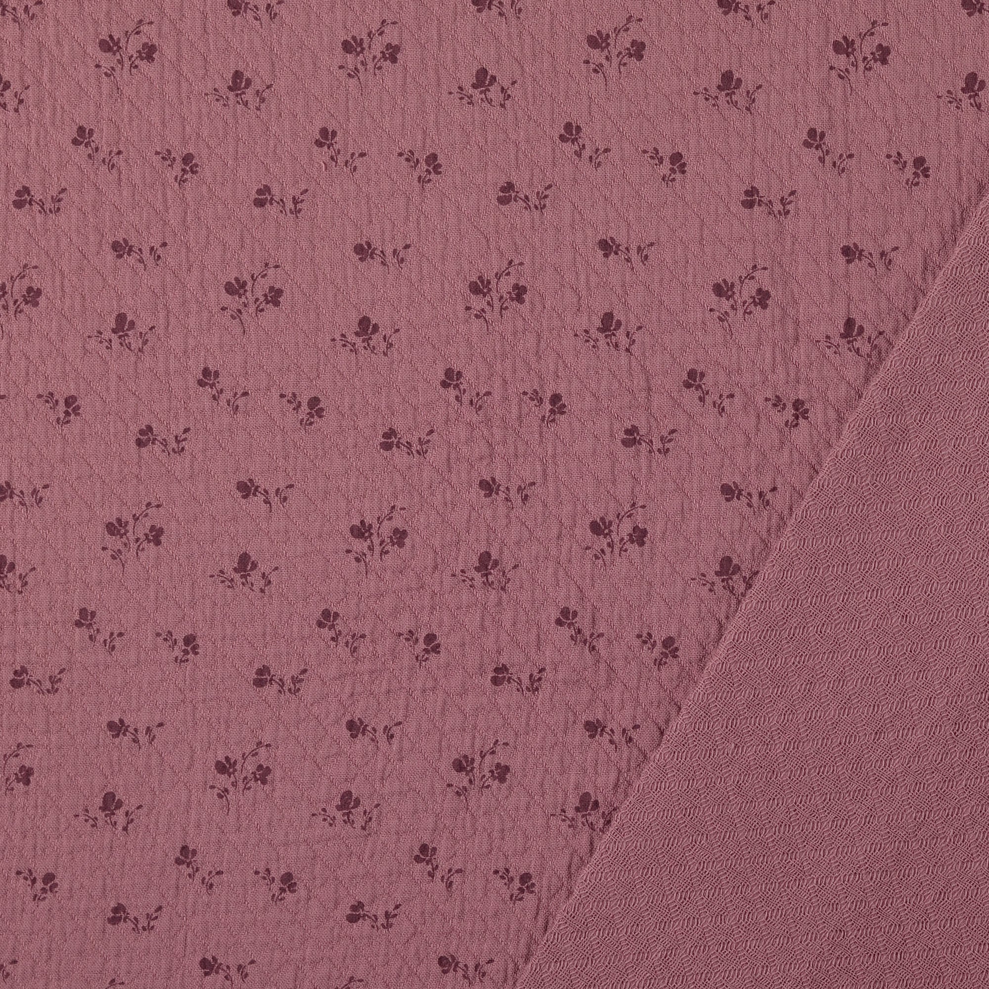 Bomullstyg Cottage Liten rosa/lila fg 7016 - Bild 2
