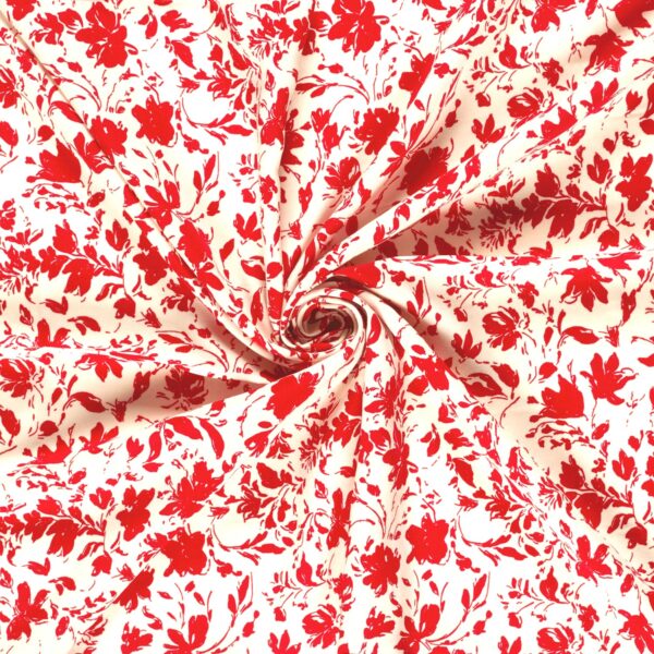 Bambuviskos Blusblomma röd fg 15